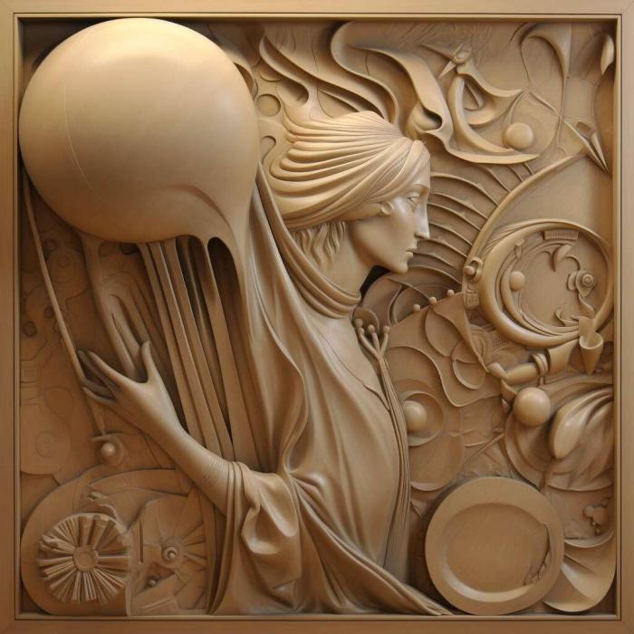 نموذج ثلاثي الأبعاد لآلة CNC 3D Art 